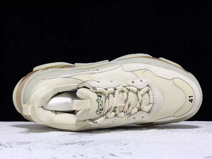 Cheap Kickmax BLCG Triple S Clear Sole Beige 541624 W09O1 9005 0120