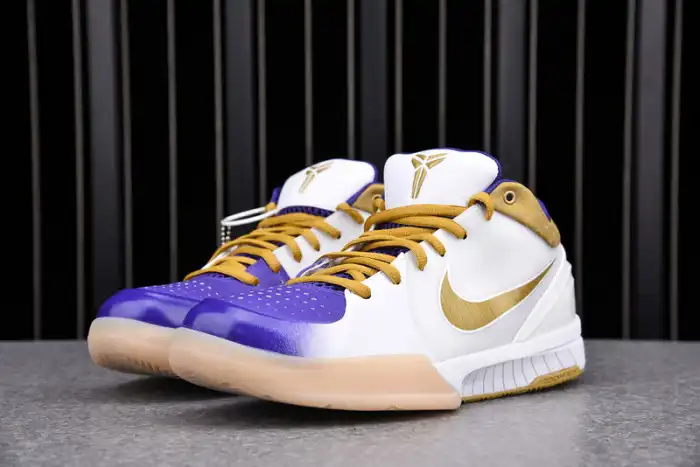 Rep Kickmax Nike Kobe 4 MLK Gold 344335-171 0123