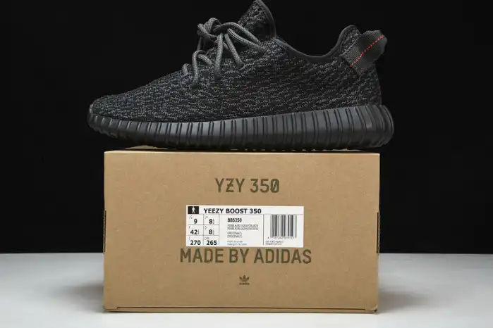 Rep Kickmax Adidas Yeezy Boost 350 Pirate Black (2022 2023) BB5350 0131