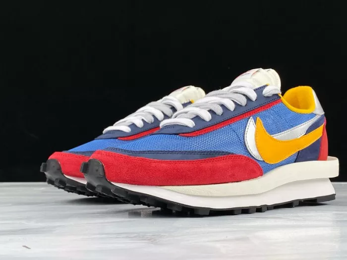 Cheap Kickmax Sacai x Nike LDWaffle Trainer Varsity Blue Varsity Red BV0073-400 0117