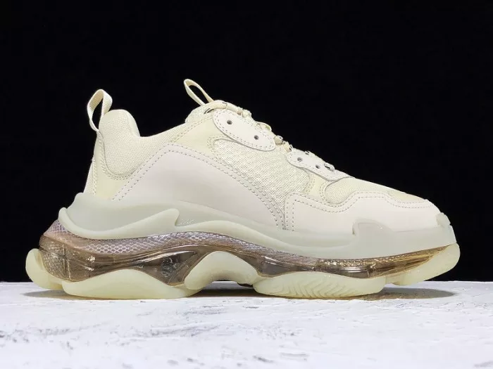 Cheap Kickmax BLCG Triple S Clear Sole Beige 541624 W09O1 9005 0120