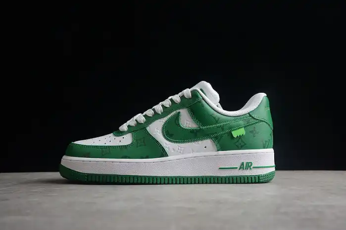 Cheap Kickmax Louis Vuitton Nike Air Force 1 Low By Virgil Abloh White Green MS 0232 0130