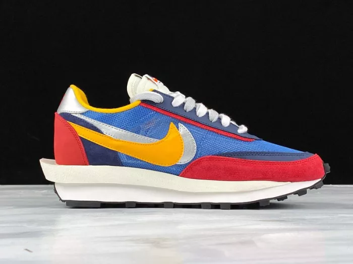 Cheap Kickmax Sacai x Nike LDWaffle Trainer Varsity Blue Varsity Red BV0073-400 0117