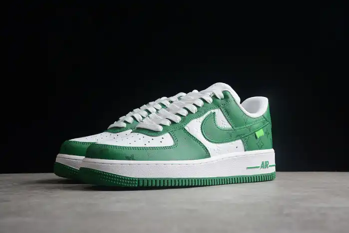 Cheap Kickmax Louis Vuitton Nike Air Force 1 Low By Virgil Abloh White Green MS 0232 0130