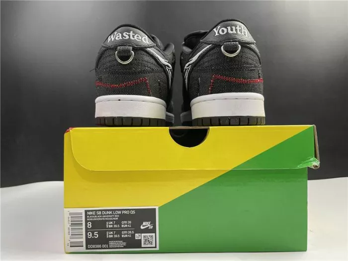 Rep Kickmax Nike SB Dunk Low Wasted Youth DD8386-001 0117