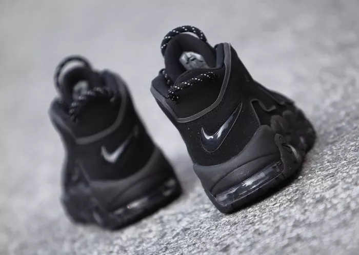 Cheap Kickmax Nike Air More Uptempo Triple Black Reflective 414962-004 0113