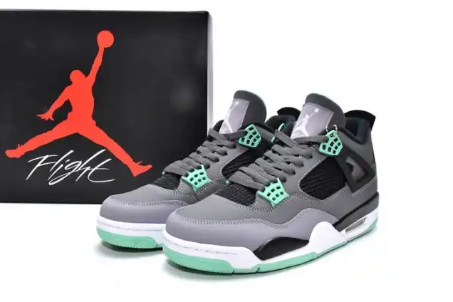 Rep Kickmax Retro Jordan 4 Glow Green Air 308497-033 0227