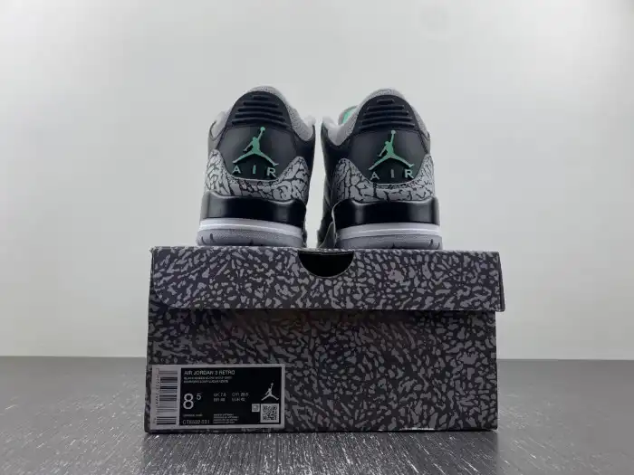 Cheap Kickmax Air Jordan 3 Green Glow CT8532-031 0203