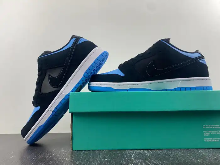 Rep Kickmax Nike Dunk SB Low Black University Blue 304292-048 0206