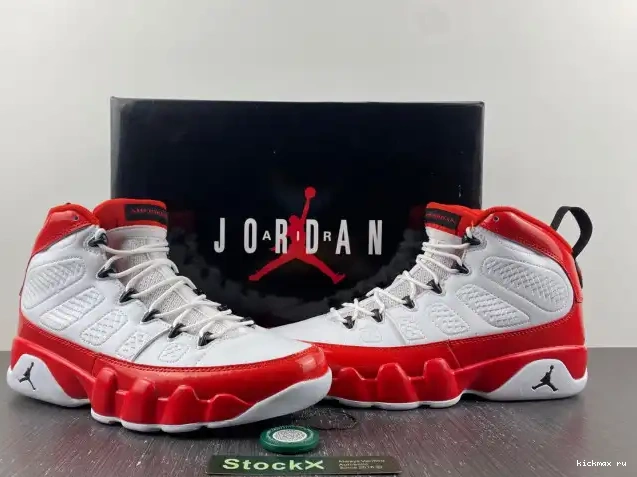 Cheap Kickmax White Air Red Retro 9 Jordan 302370-160 Gym 0209