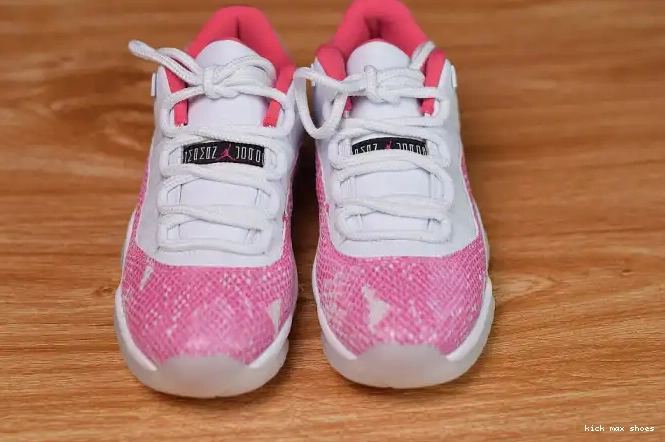 Rep Kickmax AH7860-106 11 WMNS Pink Air Snakeskin Jordan Low 0210