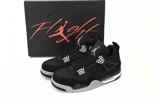 Cheap Kickmax Canvas Air DH7138-006 Black Jordan 4 0215