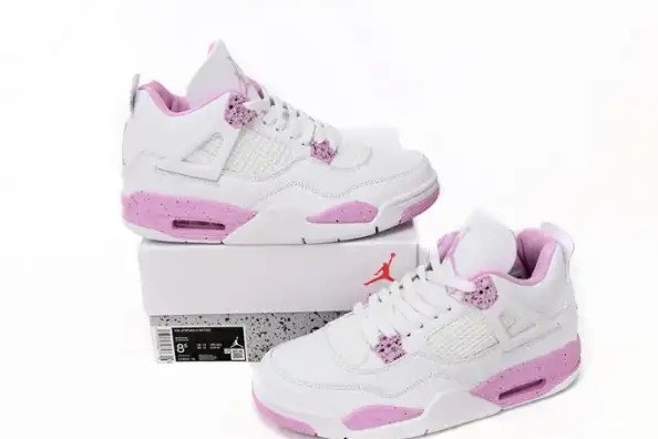 Rep Kickmax Retro Jordan 4 White Pink CT8527-116 0218