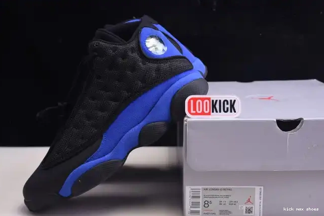 Rep Kickmax Royal Black Retro 13 414571-040 Jordan Hyper 0225