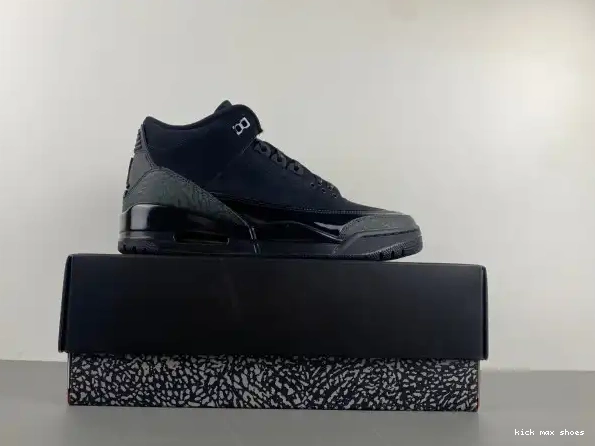 Rep Kickmax 3 Cat CT8532-001 Air Jordan Black 0210