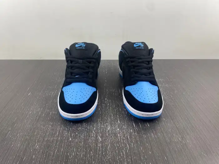 Rep Kickmax Nike Dunk SB Low Black University Blue 304292-048 0206