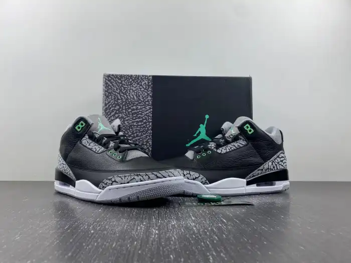 Cheap Kickmax Air Jordan 3 Green Glow CT8532-031 0203