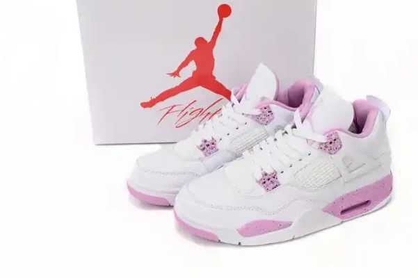 Rep Kickmax Retro Jordan 4 White Pink CT8527-116 0218