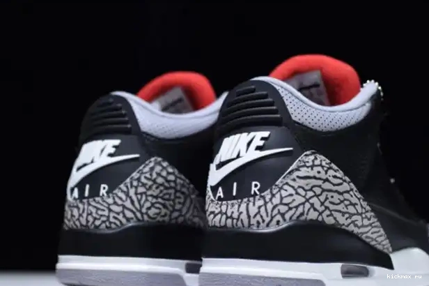 Cheap Kickmax Air Cement 3 854262-001 Jordan Black 0317