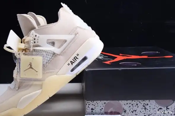 Rep Kickmax Off-White Sail x CV9388-100 Jordan 4 Air 0318