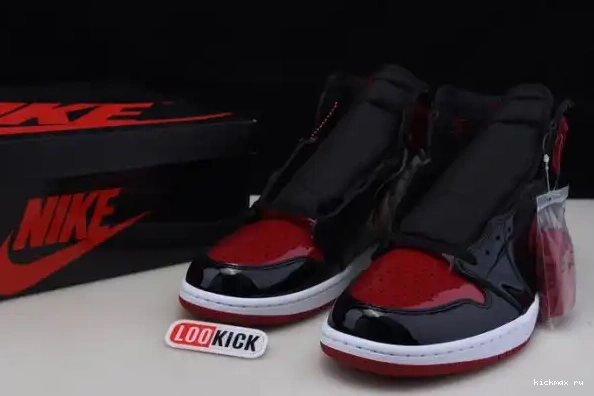 Cheap Kickmax OG Patent Air Jordan 1 High Bred 555088-063 0321