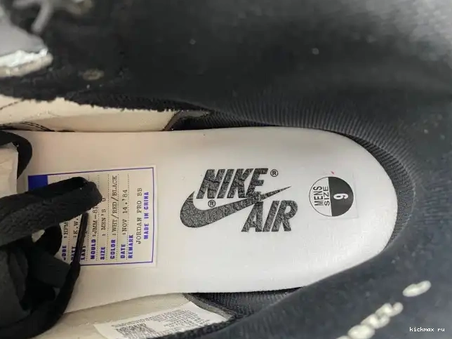 Cheap Kickmax 1 85 BQ4422-001 High White Jordan Retro (2023) Black 0319