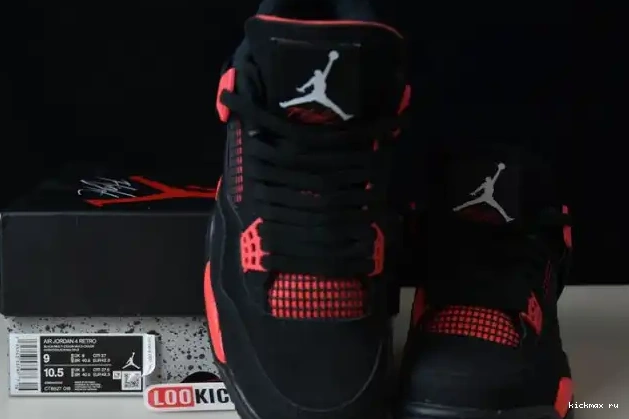 Rep Kickmax Air Jordan 4 Red Thunder CT8527-016 0316