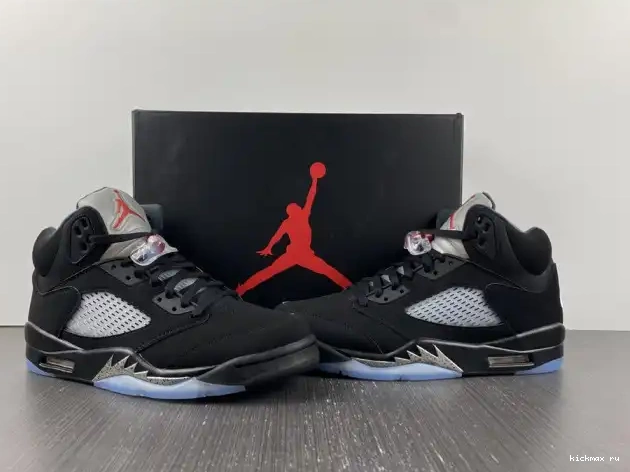 Rep Kickmax Metallic (2016) Jordan 5 Retro 845035-003 Black 0322