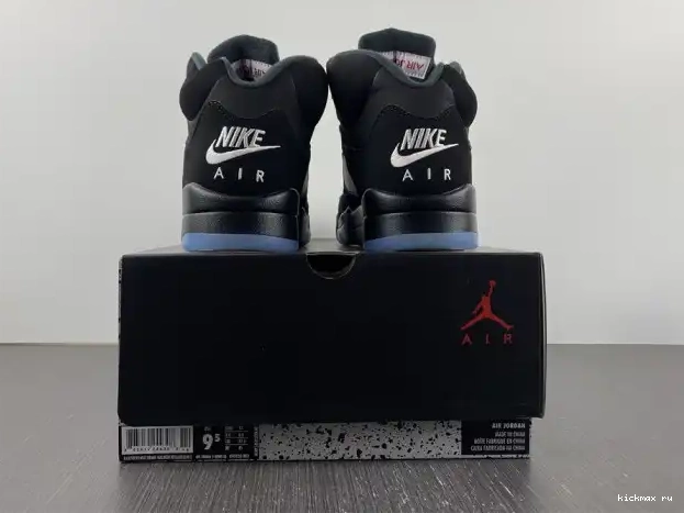Rep Kickmax Metallic (2016) Jordan 5 Retro 845035-003 Black 0322