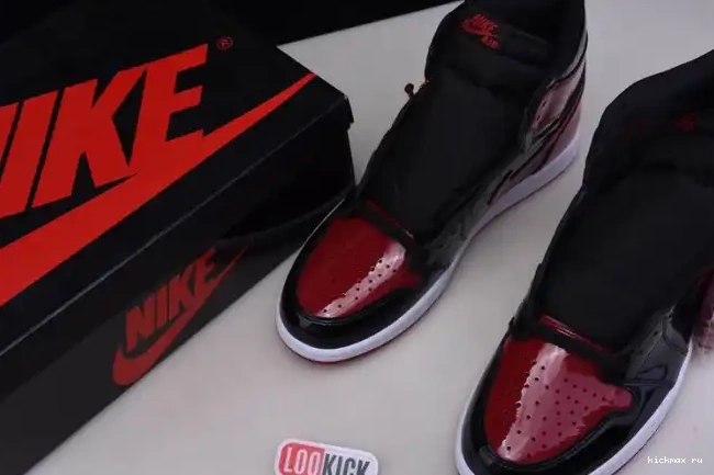 Cheap Kickmax OG Patent Air Jordan 1 High Bred 555088-063 0321
