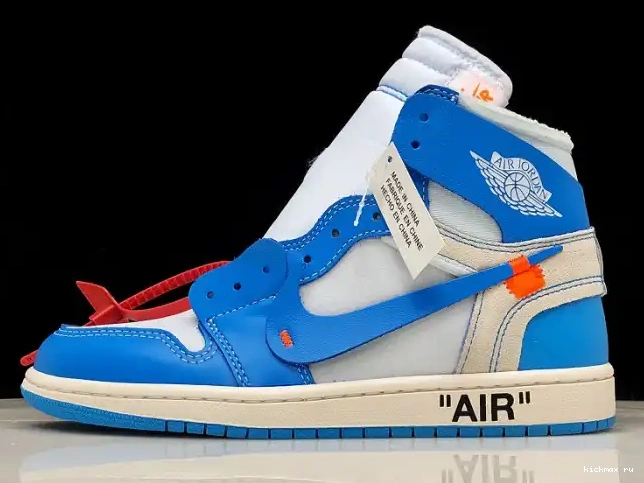 Cheap Kickmax Blue UNC Air Off-White 1 Powder AQ0818-148 Jordan 0316