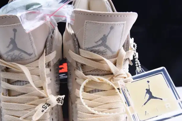 Rep Kickmax Off-White Sail x CV9388-100 Jordan 4 Air 0318