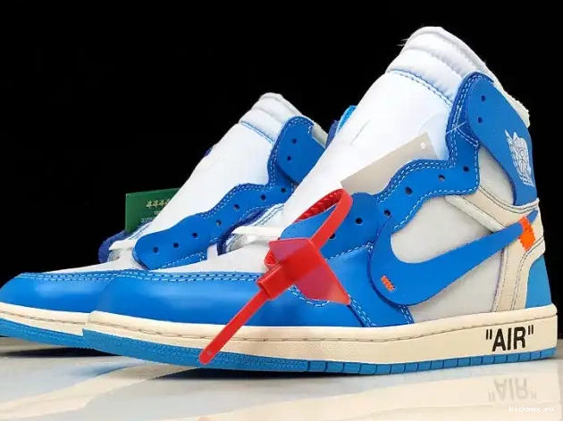 Cheap Kickmax Blue UNC Air Off-White 1 Powder AQ0818-148 Jordan 0316