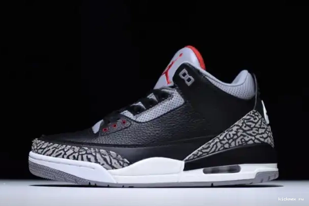 Cheap Kickmax Air Cement 3 854262-001 Jordan Black 0317