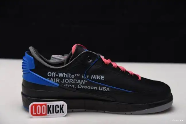 Cheap Kickmax DJ4375-004 Jordan Off-White Blue Low 2 Retro SP Black 0317