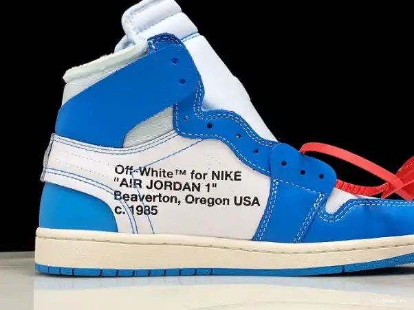 Cheap Kickmax Blue UNC Air Off-White 1 Powder AQ0818-148 Jordan 0316