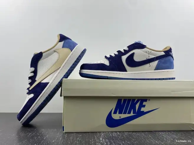 Cheap Kickmax 1 AIR DM7866-808 X TRAVIS JORDAN SCOTT CUSTOM 0320