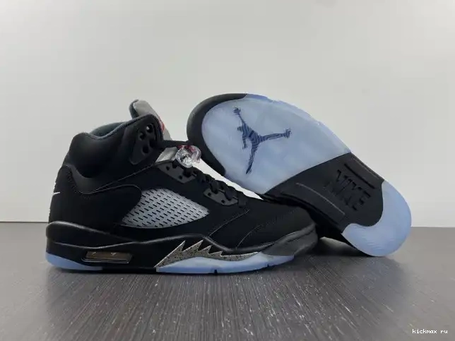 Rep Kickmax Metallic (2016) Jordan 5 Retro 845035-003 Black 0322