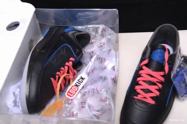 Cheap Kickmax DJ4375-004 Jordan Off-White Blue Low 2 Retro SP Black 0317